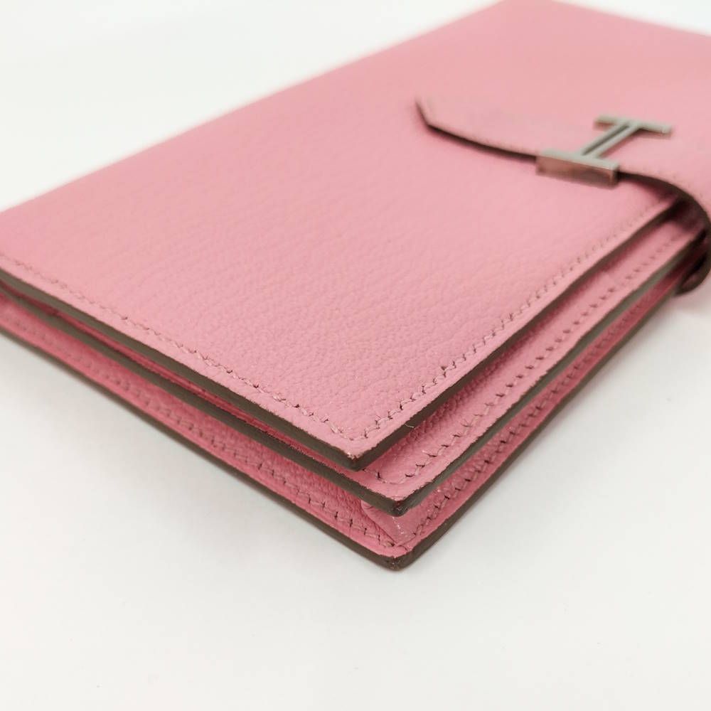 Hermes Bearn Souffle Wallet Chevre — view 5
