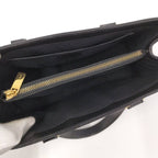 Celine Tote Logo Black Leather — view 6