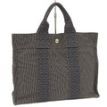 Hermes Her Line Tote Canvas Gray