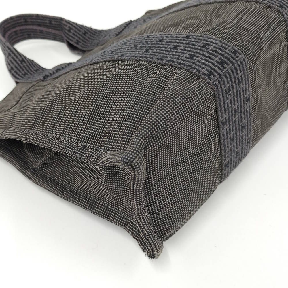 Hermes Her Line Tote Canvas Gray — view 4