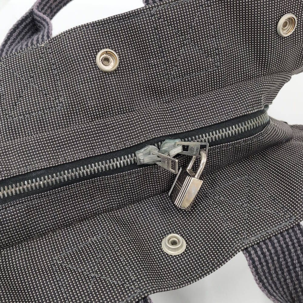 Hermes Her Line Tote Canvas Gray — view 6