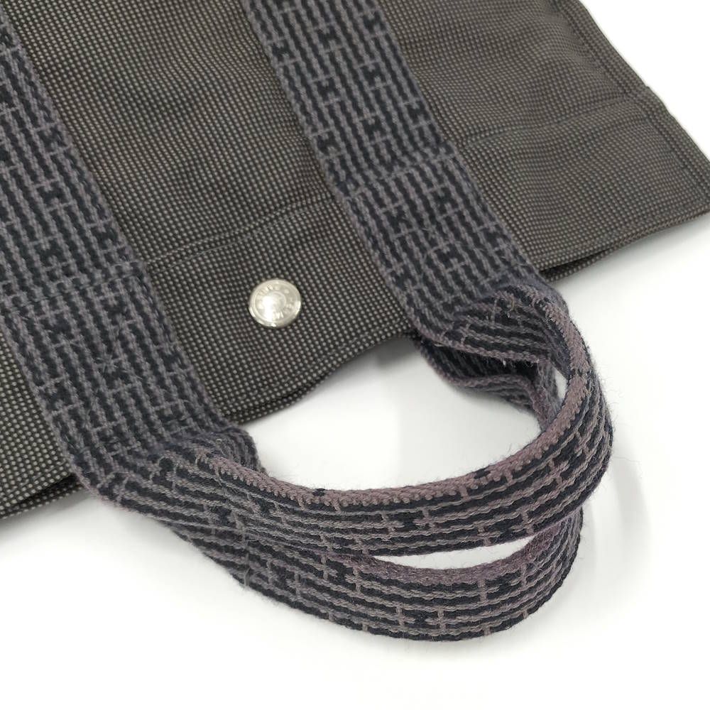 Hermes Her Line Tote Canvas Gray — view 5