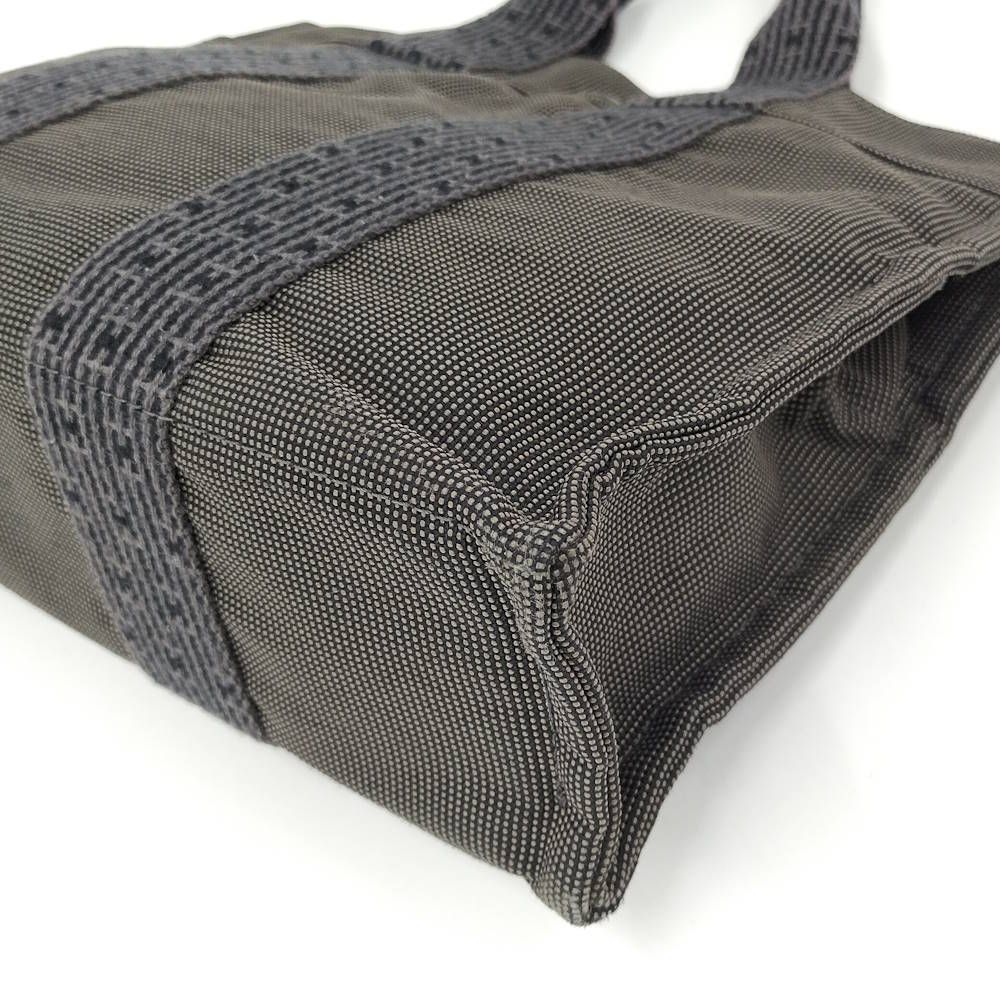 Hermes Her Line Tote Canvas Gray — view 3