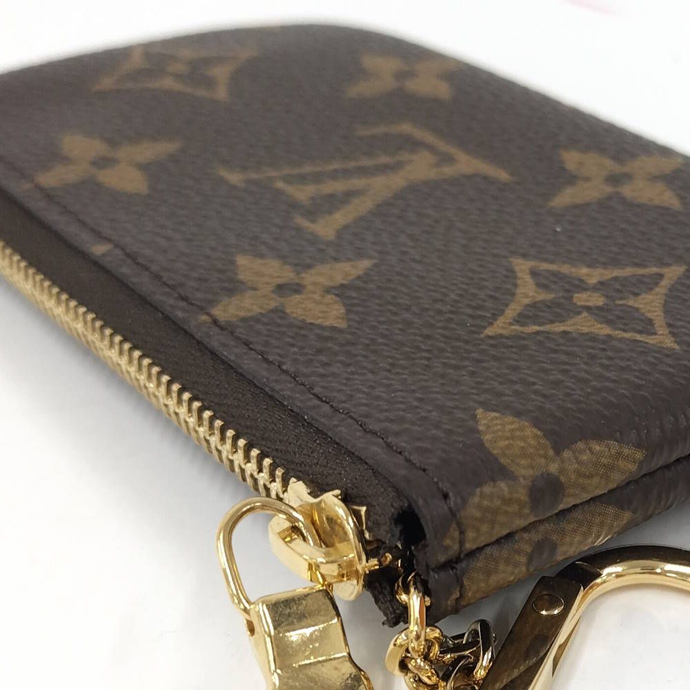 Louis Vuitton Pochette Cles Key Case Card Monogram Key Holder — view 3