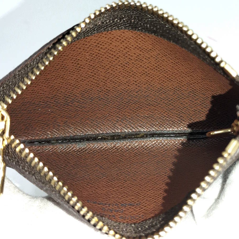 Louis Vuitton Pochette Cles Key Case Card Monogram Key Holder — view 8