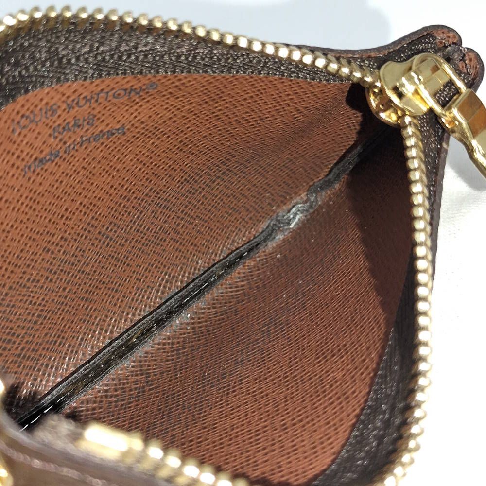 Louis Vuitton Pochette Cles Key Case Card Monogram Key Holder — view 9