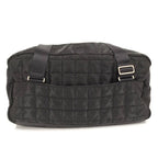 Chanel Boston Bag Sports Line Chocobar Stitch Logo Nylon Canvas Black — view 2