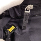 Chanel Boston Bag Sports Line Chocobar Stitch Logo Nylon Canvas Black — view 8