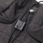 Gucci Backpack Nylon Leather Black — view 6