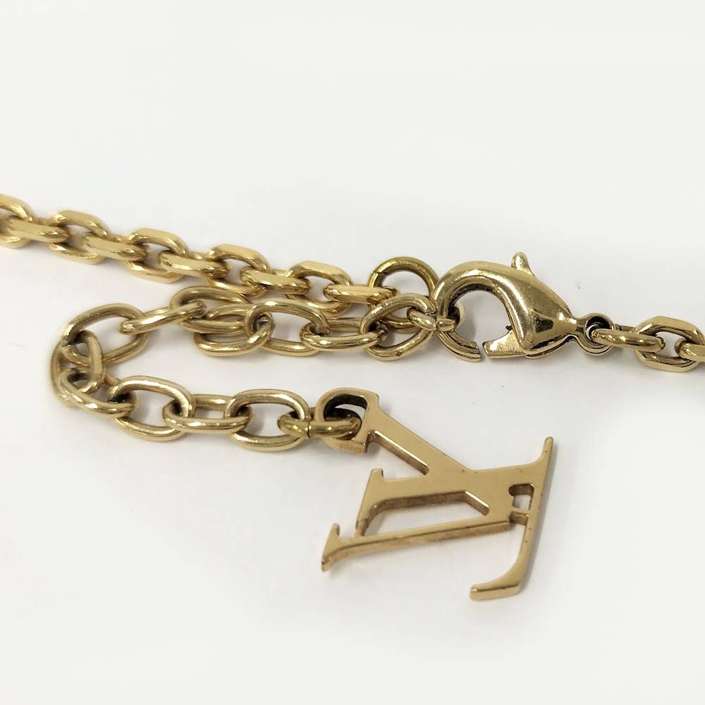 Louis Vuitton Collier Crimea River Necklace Plated Gold — view 6