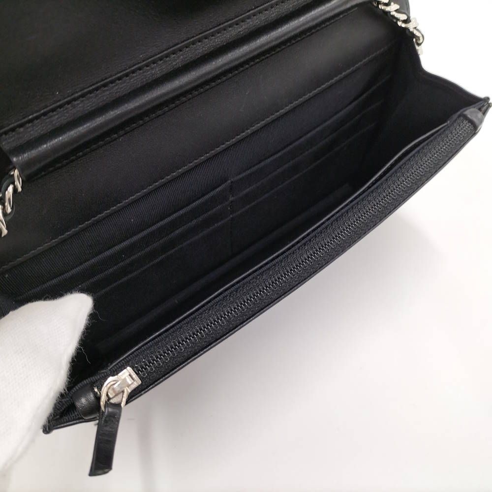 Chanel Ultra Stitch Chain Wallet Silver Shoulder — view 8