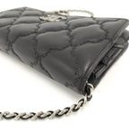 Chanel Ultra Stitch Chain Wallet Silver Shoulder — view 4