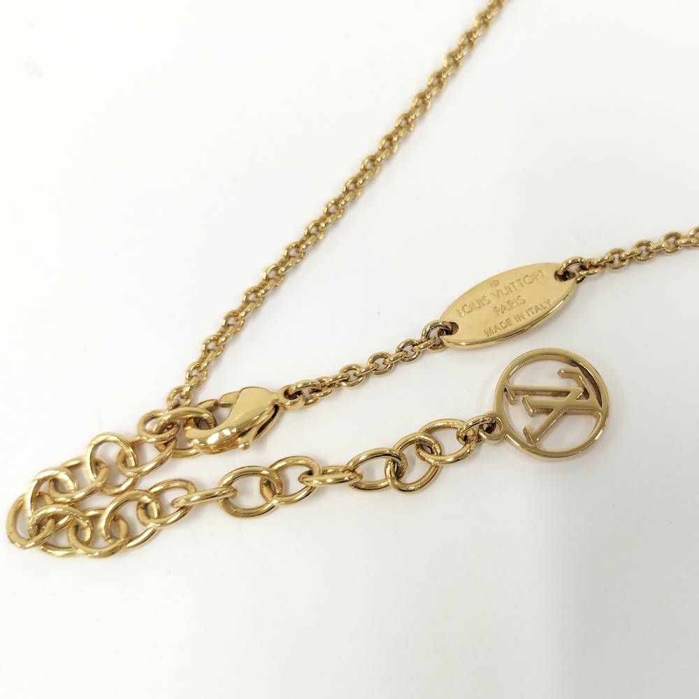 Louis Vuitton Essential Necklace Plated Gold — view 6