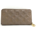 Louis Vuitton Zippy Wallet Zip Around Monogram Leather Taupe — view 3