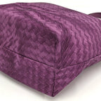 Bottega Veneta Tote Intreccio Nylon Purple — view 5