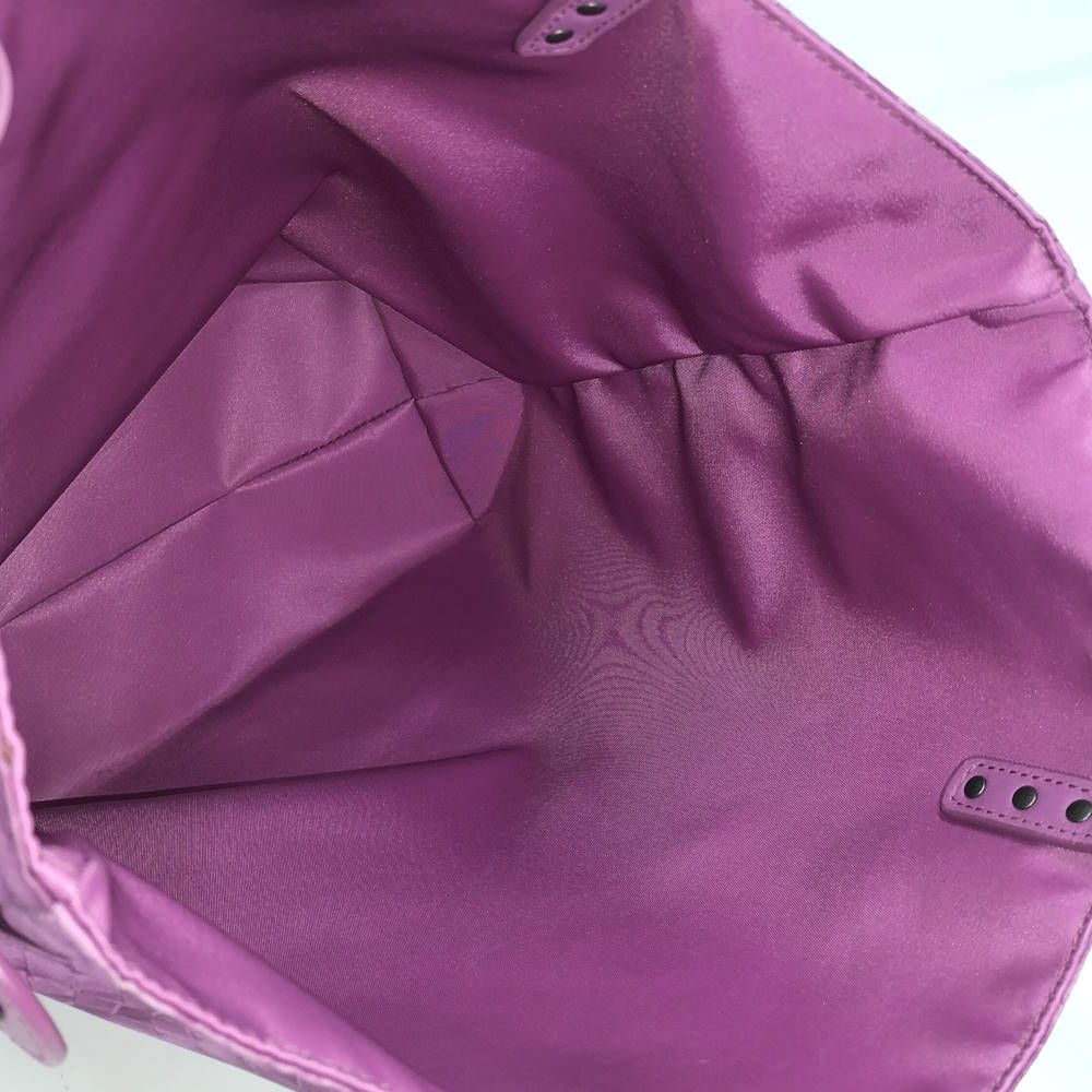 Bottega Veneta Tote Intreccio Nylon Purple — view 9