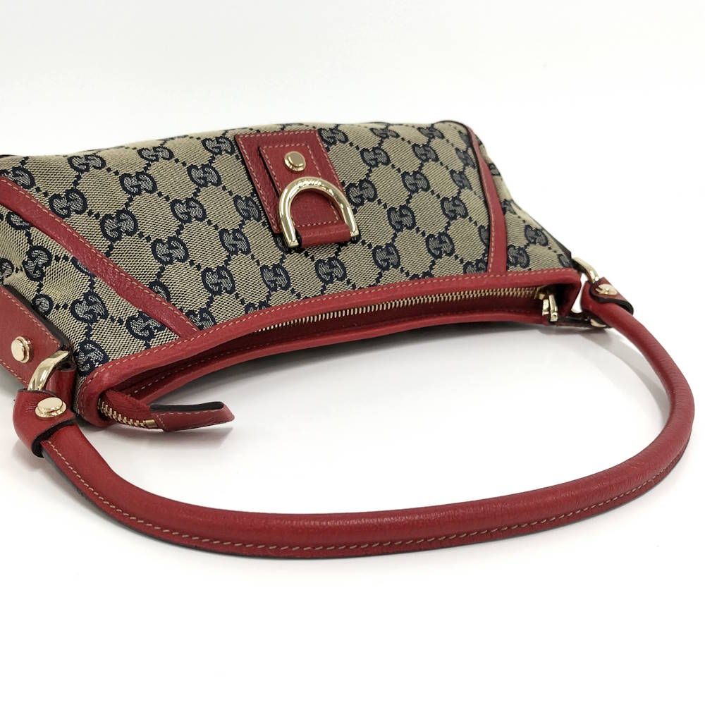 Gucci Abbey Shoulder Bag GG Canvas Beige — view 6