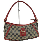 Gucci Abbey Shoulder Bag GG Canvas Beige