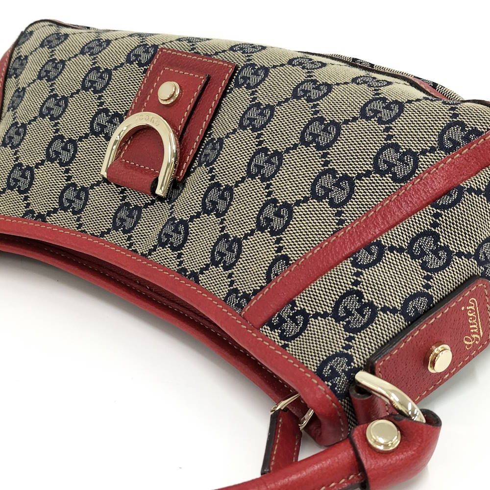 Gucci Abbey Shoulder Bag GG Canvas Beige — view 3