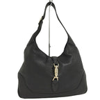 Gucci Shoulder Bag New Jackie Leather Black