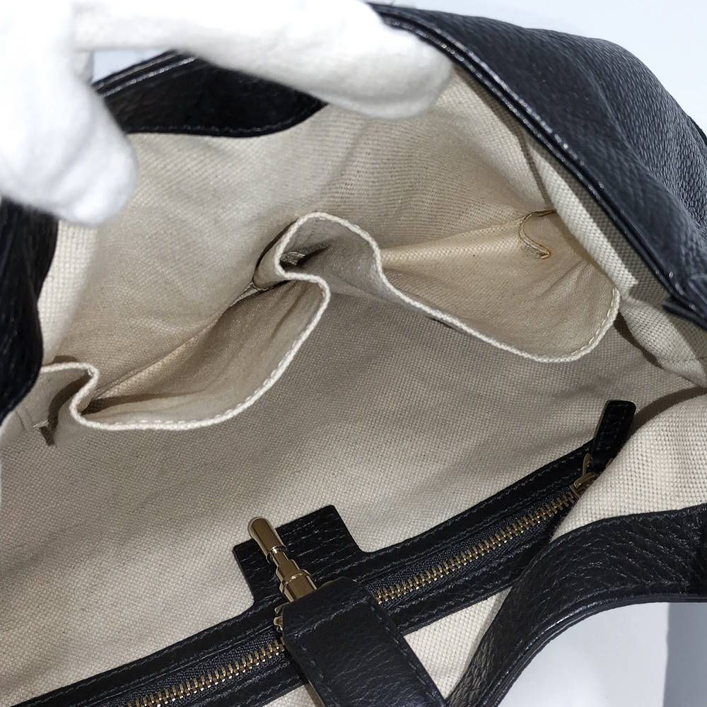 Gucci Shoulder Bag New Jackie Leather Black — view 9