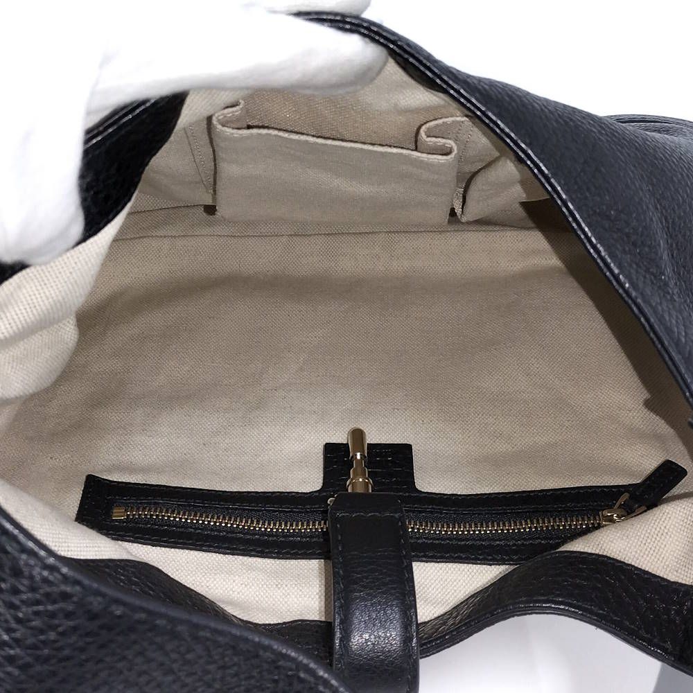 Gucci Shoulder Bag New Jackie Leather Black — view 8