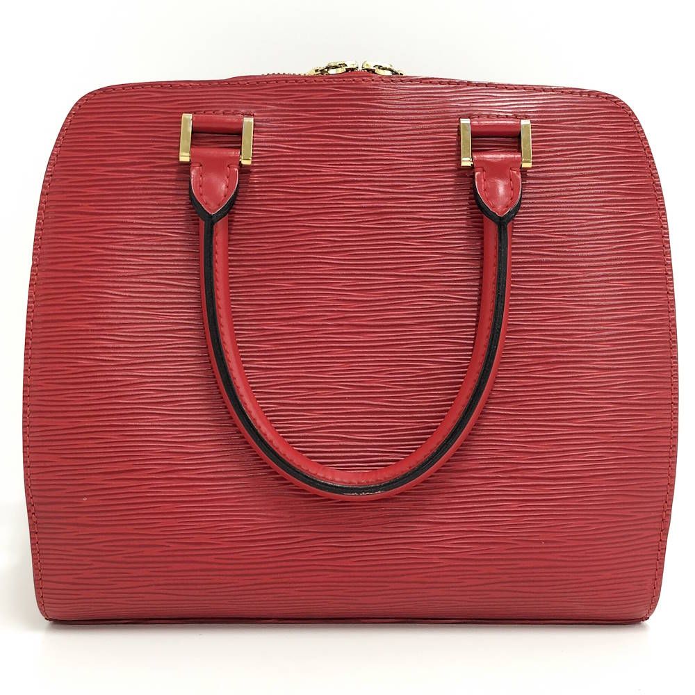 Louis Vuitton Pont Neuf Epi Castilian Red Handbag — view 2