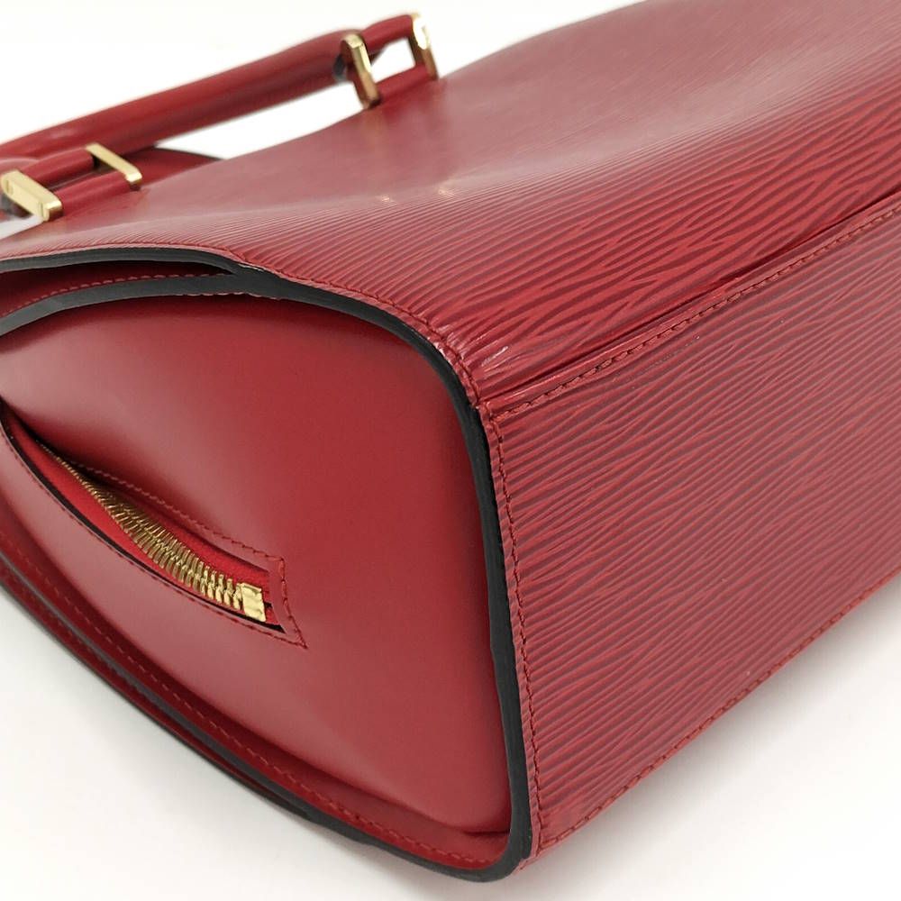Louis Vuitton Pont Neuf Epi Castilian Red Handbag — view 4