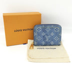 Louis Vuitton Zippy Coin Purse Monogram Denim — view 9