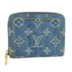 Louis Vuitton Zippy Coin Purse Monogram Denim