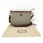 Gucci Shoulder Bag Interlocking GG Supreme Coating Brown — view 9