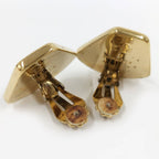 Hermes Enamel Earrings Gold — view 7