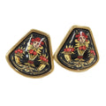 Hermes Enamel Earrings Gold