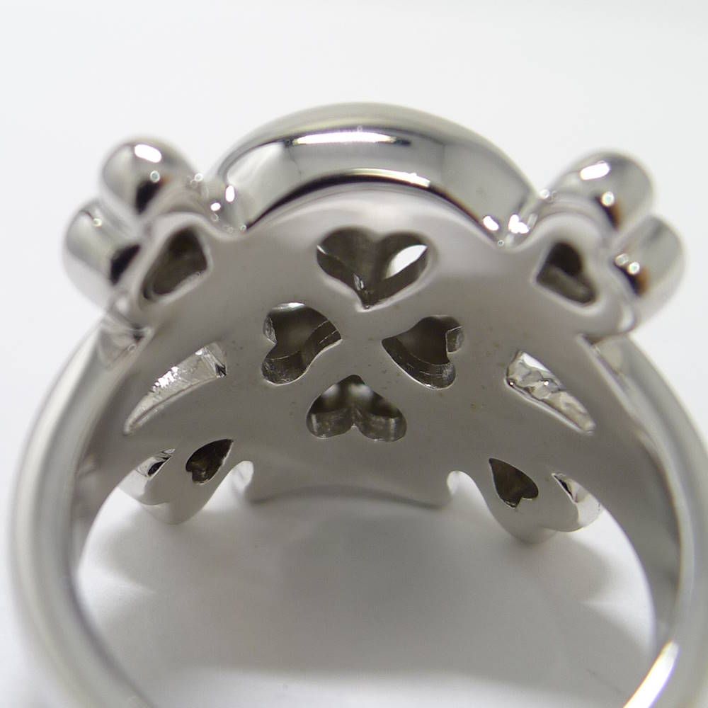 Dior Tet Dumor Skull Ring 18k White Gold — view 5