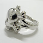 Dior Tet Dumor Skull Ring 18k White Gold — view 2