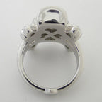 Dior Tet Dumor Skull Ring 18k White Gold — view 6