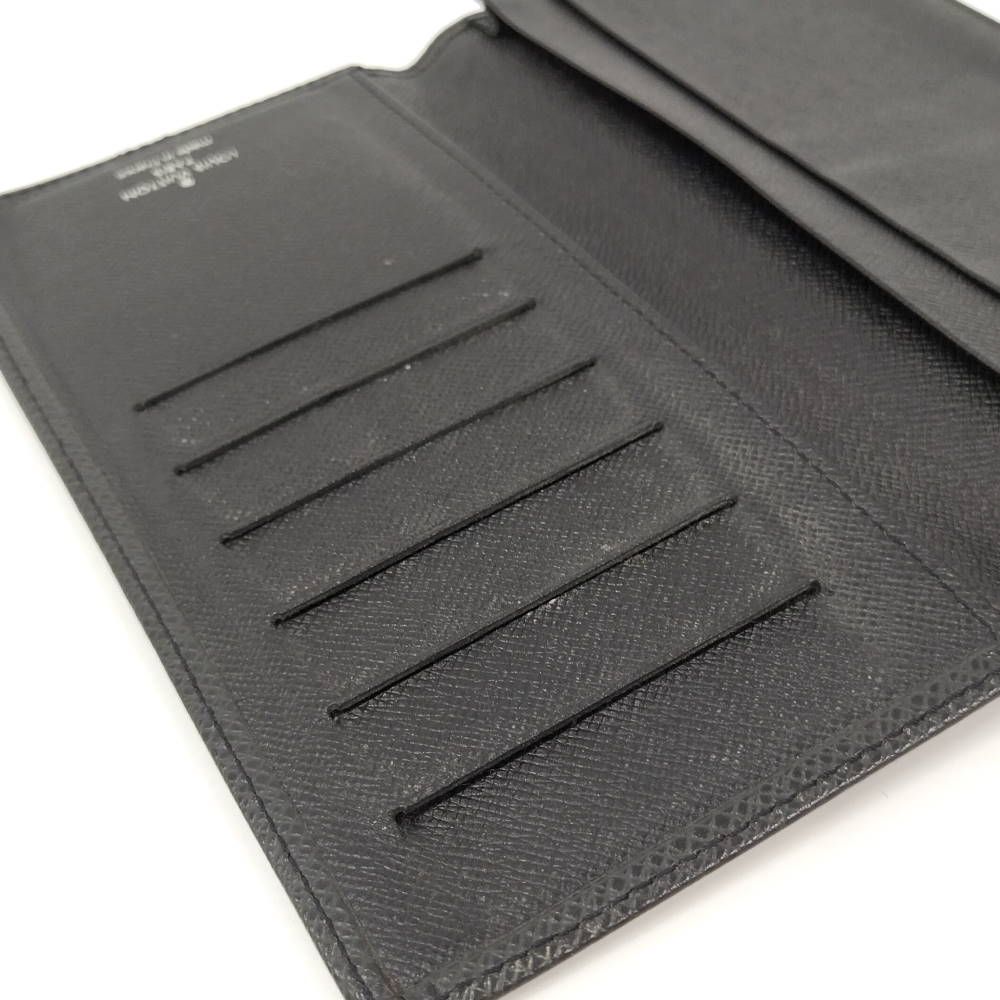 Louis Vuitton Portefeuille Brazza Epi Noir Wallet — view 6
