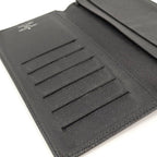 Louis Vuitton Portefeuille Brazza Epi Noir Wallet — view 6