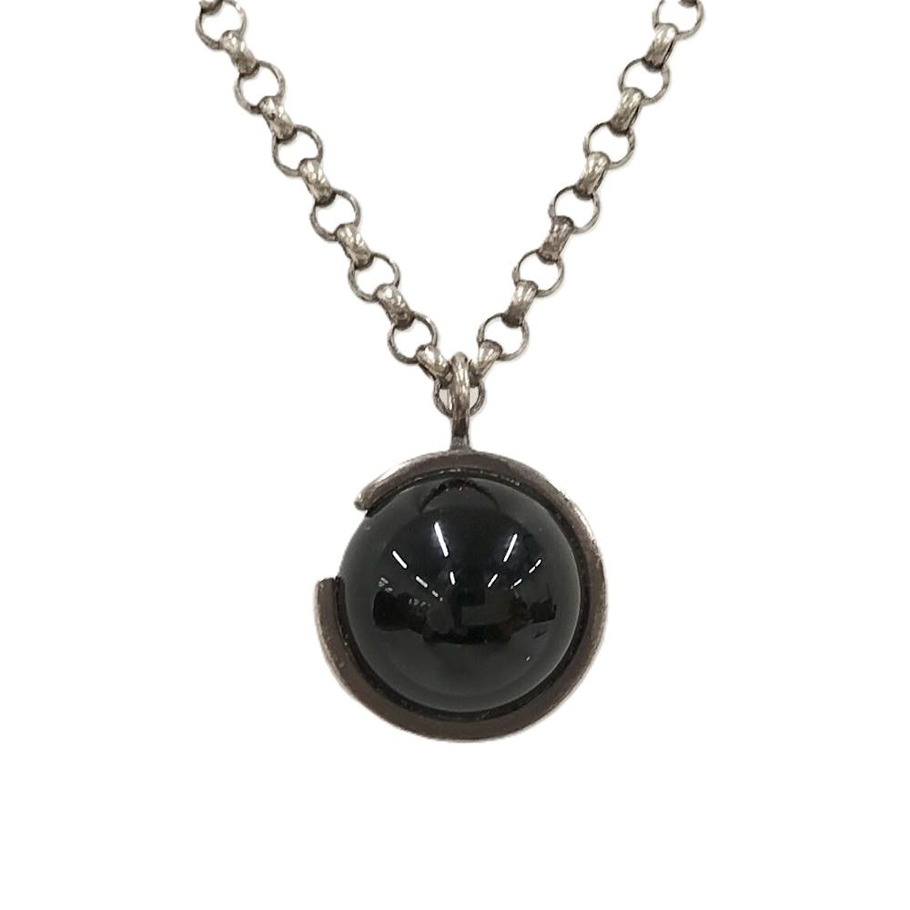 Gucci Onyx Ball Necklace — view 2