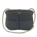 Chanel Hip Shoulder Bag Felt Gray