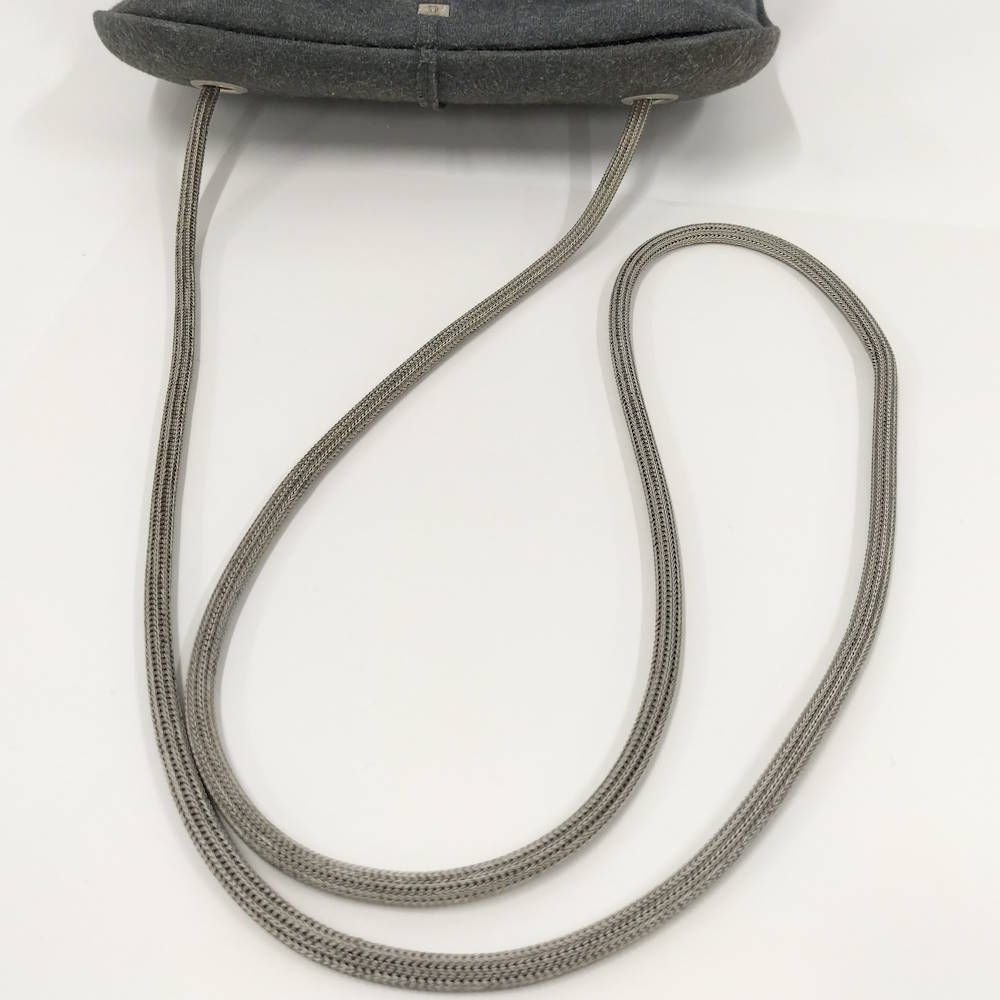 Chanel Hip Shoulder Bag Felt Gray — view 7