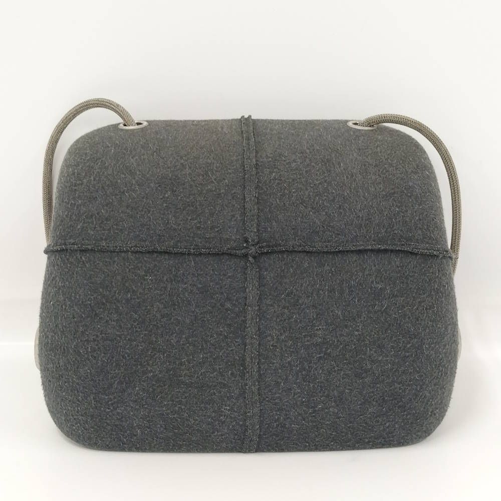 Chanel Hip Shoulder Bag Felt Gray — view 2