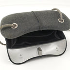 Chanel Hip Shoulder Bag Felt Gray — view 8