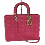 Dior Lady Dior Large Cannage 2-Way Handbag
