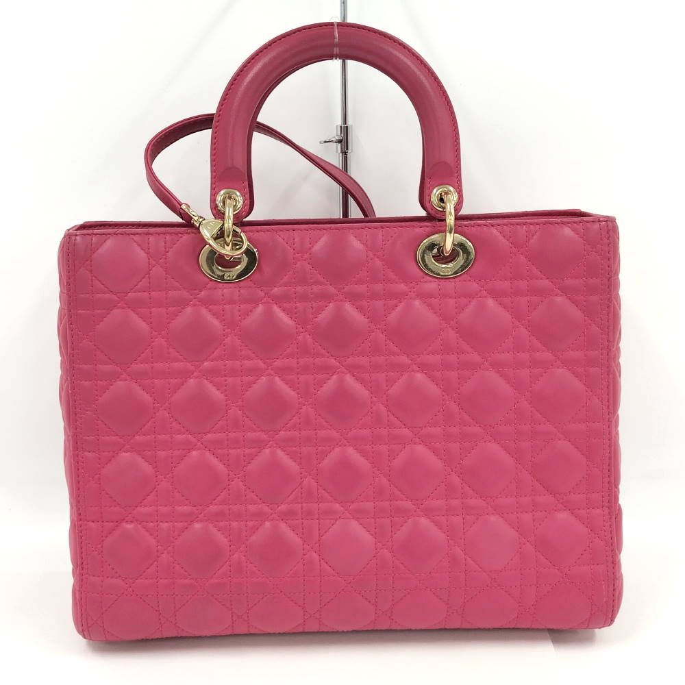 Dior Lady Dior Large Cannage 2-Way Handbag — view 2