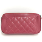 Chanel Boy Chain Wallet Lambskin Shoulder — view 2