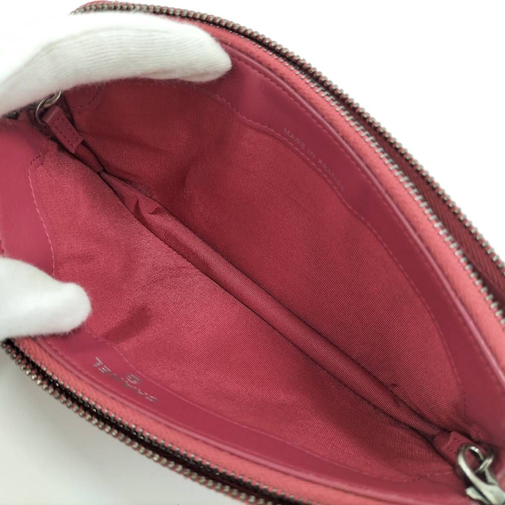 Chanel Boy Chain Wallet Lambskin Shoulder — view 8