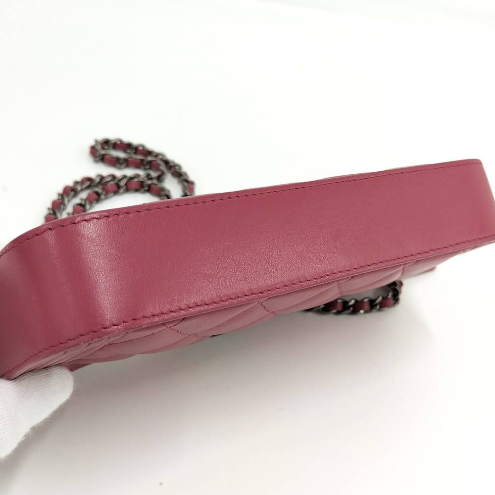 Chanel Boy Chain Wallet Lambskin Shoulder — view 7