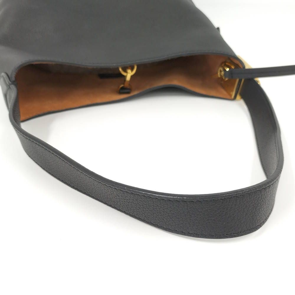 Louis Vuitton Lowkey Hobo PM Shoulder Bag Leather Black — view 4