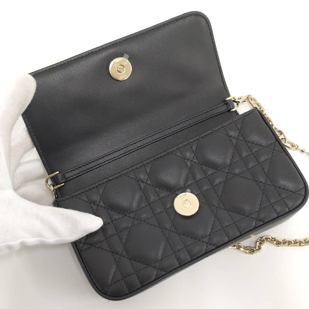Dior My Toque Phone Bag Cannage Lambskin — view 6